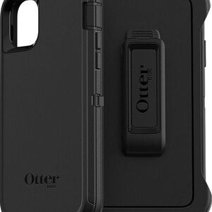 IPhone 14 Plus OtterBox defender Black Phone Case with Belt Clip